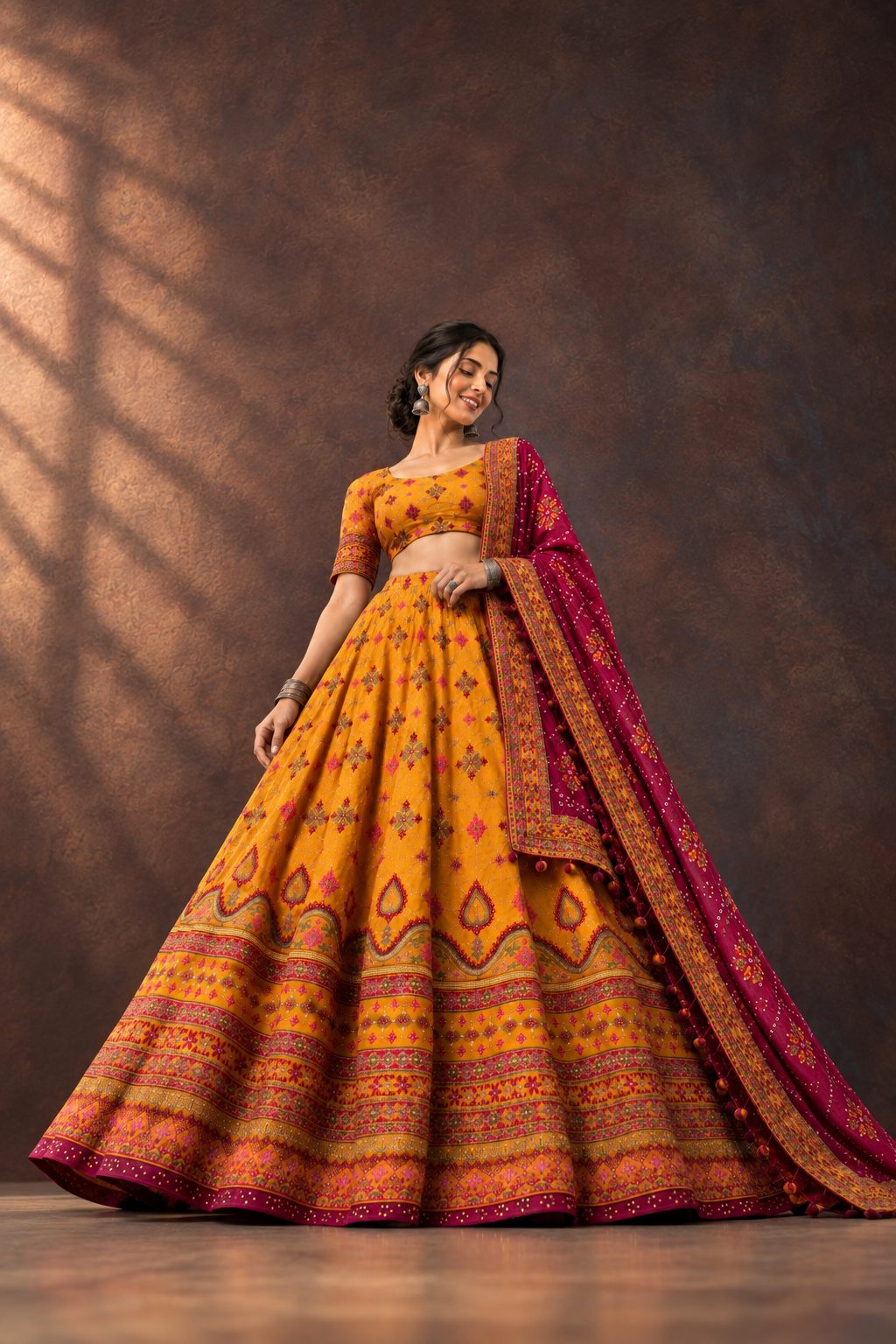 Kala Kutir hand embroidered Kutchi Bharat Chaniya Choli